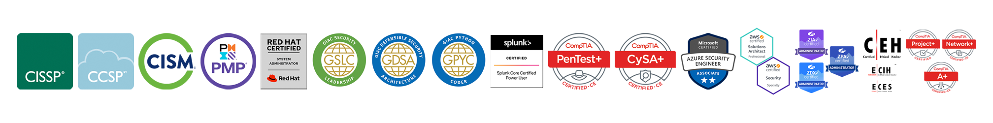 Certifications Banner